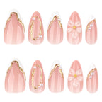 3D Flower Nail Art Nail Pieces Wearable Nail Tips Press on Nails