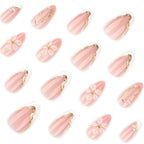 3D Flower Nail Art Nail Pieces Wearable Nail Tips Press on Nails